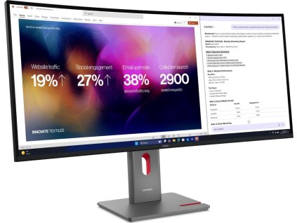 Lenovo ThinkVision/P40WD-40/39,7"/IPS/wUHD/120Hz/4ms/Černá/3R