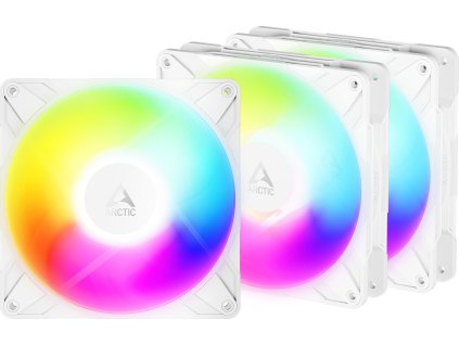 ARCTIC P14 Pro Reverse A-RGB (White) 3-pack - ventilátor do PC 140mm 4pin PWM PST reverzní design (b