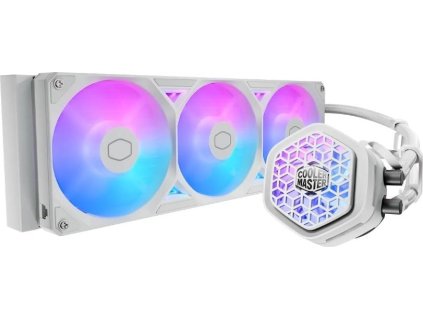 Cooler Master vodní chladič MasterLiquid Atmos II VRM 360, 3x120mm, LGA1851, AM5, bílá