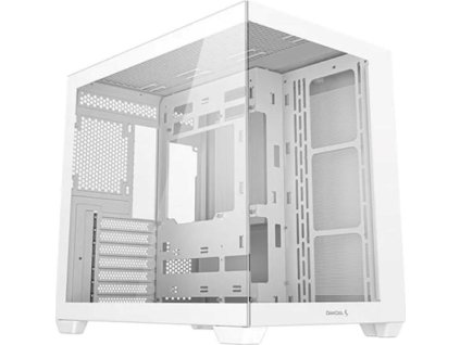 DEEPCOOL Case CG530 WH, ATX, Průhledná bočnice, bílá
