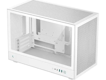 DEEPCOOL Case CH260 WH, mATX, Průhledná bočnice, bílá