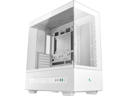 DEEPCOOL Case CH690 DIGITAL WH, ATX, Průhledná bočnice, bílá