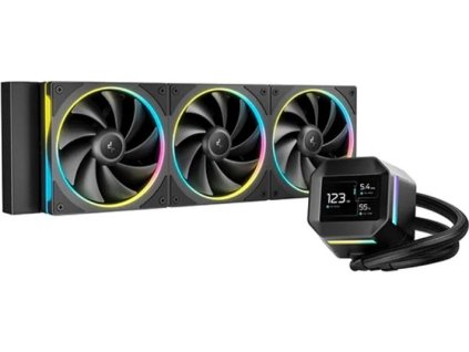 DEEPCOOL Vodní chladič LM360, ARGB, 3x 120mm, AM5, LGA1851, černá