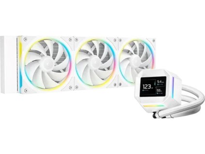 DEEPCOOL Vodní chladič LM360 WH, ARGB, 3x 120mm, AM5, LGA1851, bílá