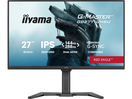 iiyama G-Master/GB2771UHSU-B1/27"/IPS/4K UHD/144Hz/0,8ms/Černá/3R