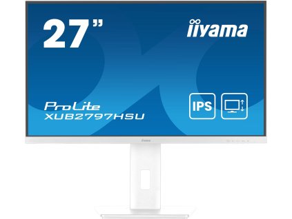 iiyama ProLite/XUB2797HSU-W2/27"/IPS/FHD/100Hz/1ms/White/3R