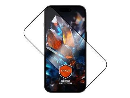 FIXED Armor s aplikátorem pro Apple iPh 15+, černé