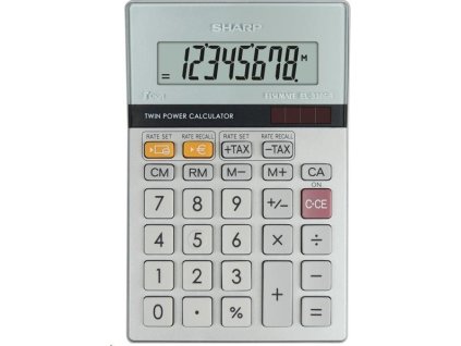 SHARP kalkulačka - EL330ERB - stříbrná