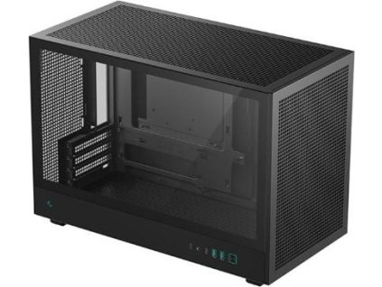 DEEPCOOL Case CH260, mATX, Průhledná bočnice, černá