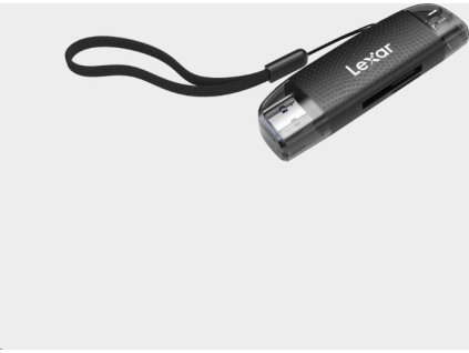 Lexar Cardreader Dual Slot USB-A/C (LRW310X) Supports microSD and SD cards (USB 3.1)