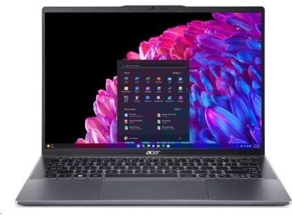 ACER NTB Swift Go 14 AI (SFG14-64-R8X6),R7 AI 350,14"WUXGA,32GB,1T SSD,AMD Radeon 860M,W11H,Silver