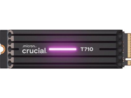 crucial ssd t710 heatsink isolated front