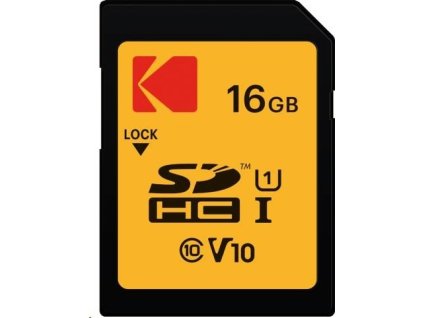 Kodak paměťová SD karta 16GB UHS-I U1 V10 Premium