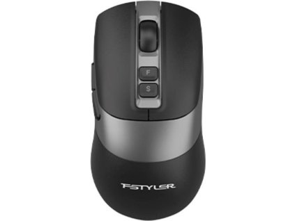 A4tech FB50C Plus FStyler, bezdrátová kancelářská myš, BT+2,4GHz, černá
