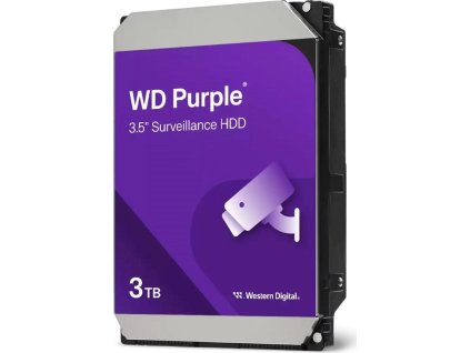 WD PURPLE WD34PURZ 3TB, SATA III 3.5", 128MB, 180MB/s, Low Noise, CMR