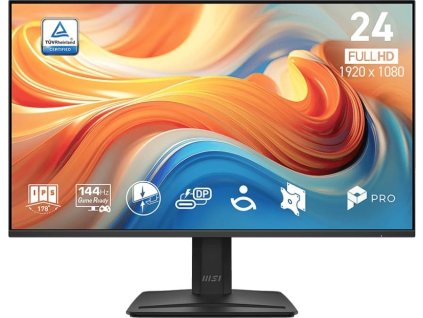 MSI Pro/MP242 E14C/23,8"/IPS/FHD/144Hz/1ms/Černá/3R