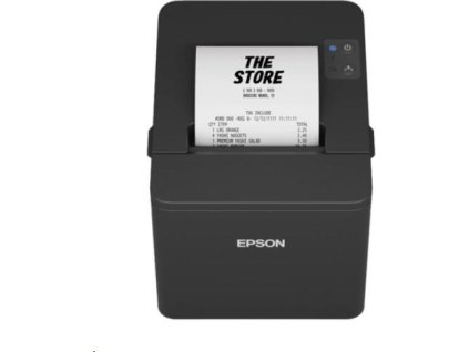 Epson TM-T20IV, USB, RS232, LAN, 8 dots/mm (203 dpi), řezačka, černá