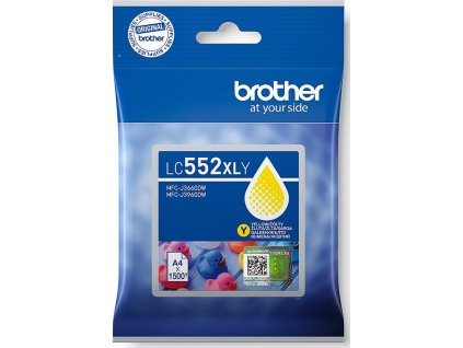 kazeta BROTHER LC-552XL Yellow MFC-J3660DW/J3960DW (1500 str.)