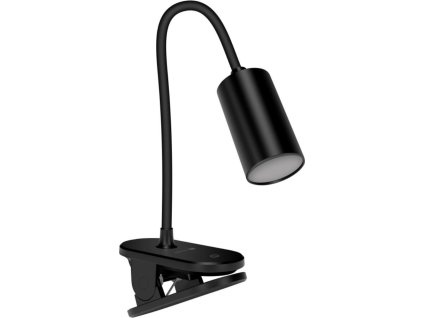 CONNECT IT Stolní LED lampa CLIP 2 s klipem, černá