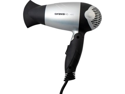 Orava HD-400/S cestovní fén, 1100 W, 2 úrovně výkonu, rovnoměrná koncentrace tepla