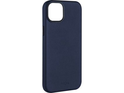 FIXED MagLeather kožený kryt iPhone 15, modrý