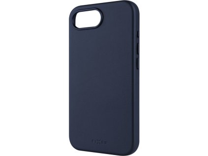 FIXED MagLeather kožený kryt iPhone 16e, modrý