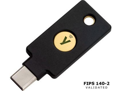 YubiKey 5C NFC FIPS - USB-C, single-factor,2FA,multi-factor,FIDO2,U2F,OTP,OpenPGP,Smartcard