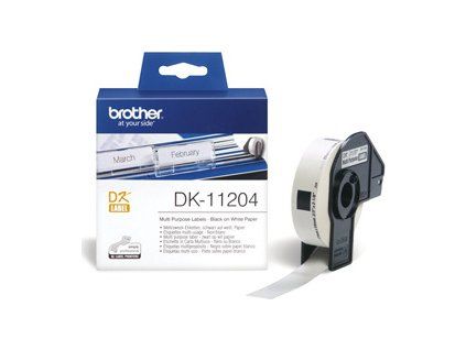 rolka BROTHER DK11204 Multi Purpose Labels (400 ks)