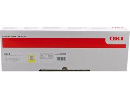 toner OKI C822 yellow