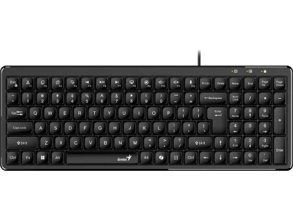 GENIUS LuxeMate 120/ Drátová/ USB/ Copilot/ černá/ CZ+SK layout