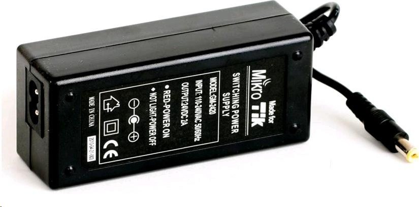 MikroTik zdroj 24V / 2A, 48W pro RouterBOARD, ALIX