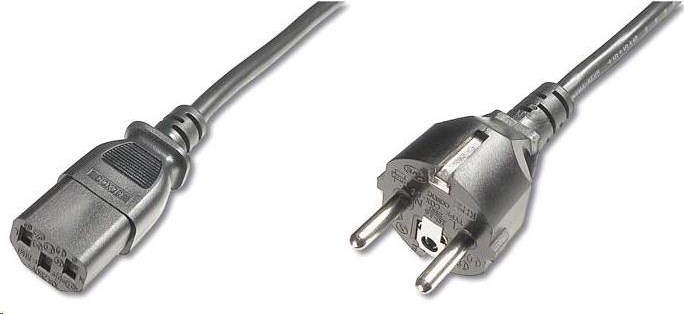 PREMIUMCORD Napájací kábel 230V/10A, priama vidlica, 2 m