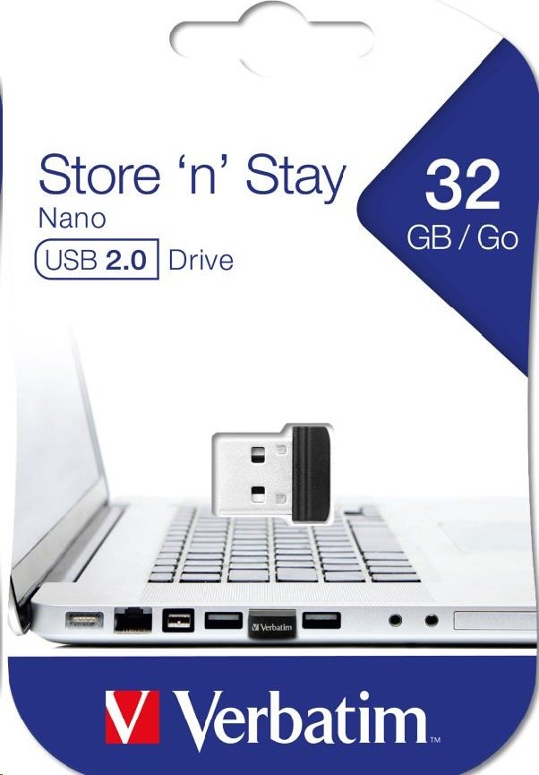 VERBATIM Flash disk 32 GB Store 'n' Stay Nano