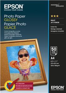 EPSON Papier A4 - fotografický papier lesklý A4 50 listov