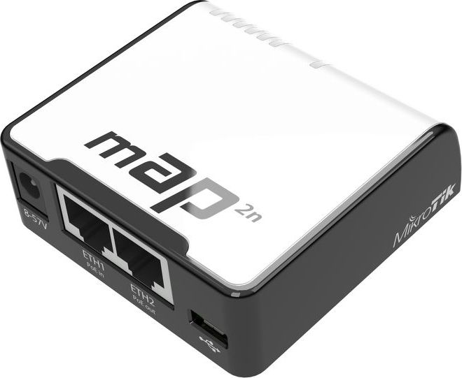MikroTik RouterBOARD mAP, 650MHz CPU, 64MB RAM, 2xLAN, 2.4GHz Wi-Fi, 802.11b/g/n, PoE in, vrátane Licencia L4
