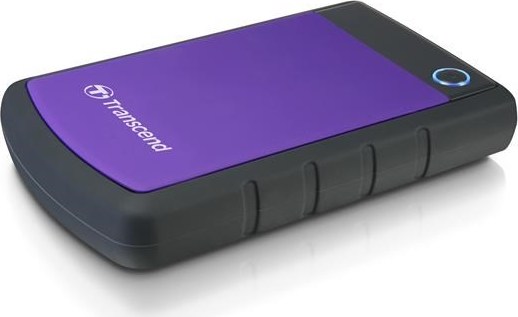 Externý pevný disk TRANSCEND 2,5" USB 3.1 StoreJet 25H3P, 4 TB, fialový (odolný voči nárazom)