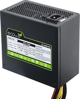 CHIEFTEC iARENA ECO GPE-700S, 700W, 120mm ventilátor, PFC, účinnosť >85%, Bronze, maloobchodný predaj