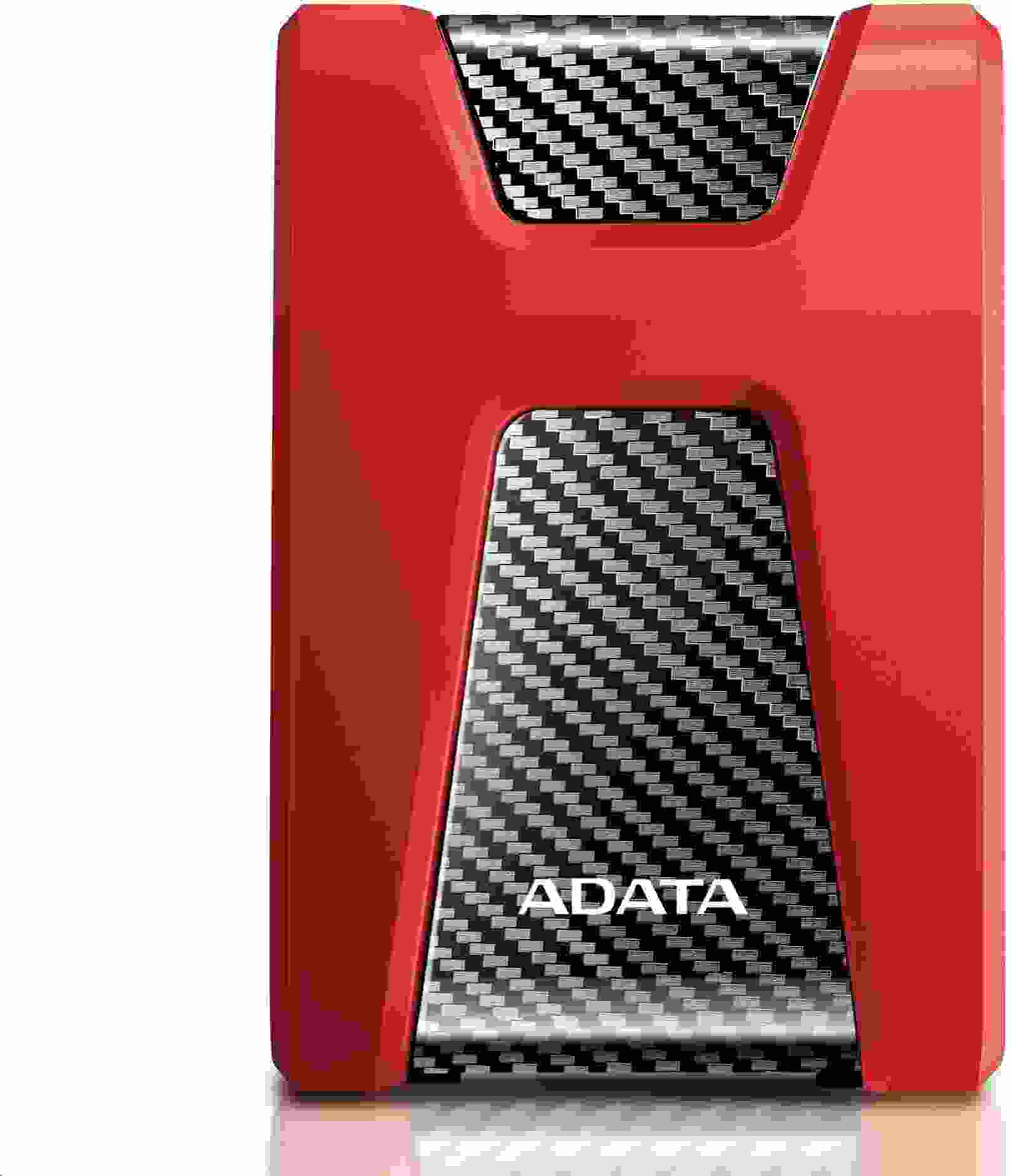 A-Data Externý pevný disk ADATA 2TB 2,5" USB 3.1 DashDrive Durable HD650, červený (gumový, odolný voči nárazom)