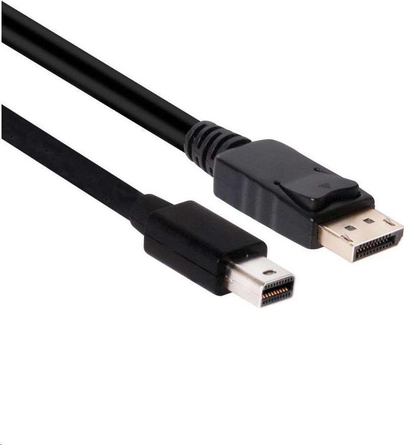 Club 3D Kábel Club3D Mini DisplayPort na DisplayPort 1.2 4K60Hz UHD obojsmerný, (M/M), 2 m