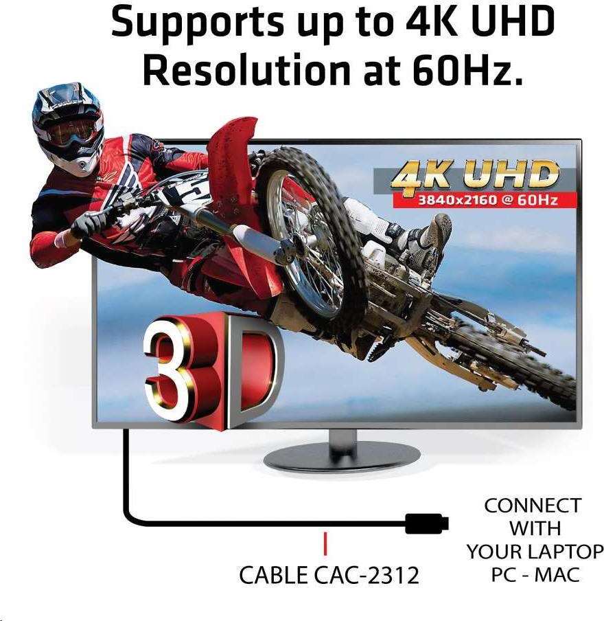 Club 3D Kábel HDMI Club3D 2.0, vysoká rýchlosť 4K60Hz UHD (M/M), 5 m