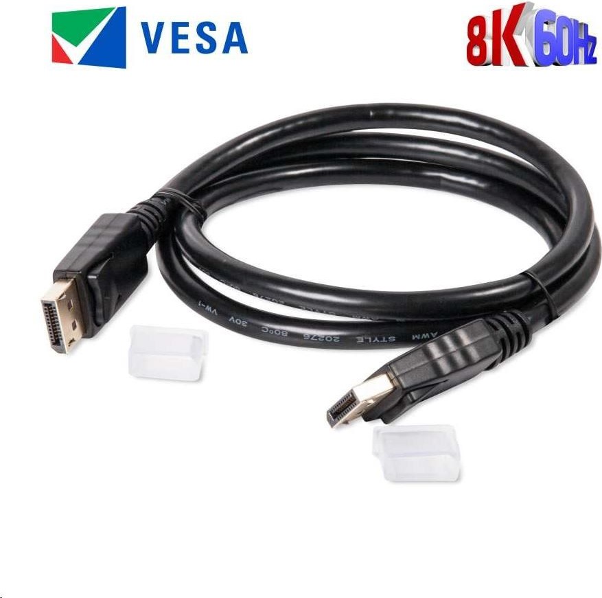Club 3D Club3D Certifikovaný Kabel DisplayPort 1.4 HBR3 8K60Hz (M/M), 1m