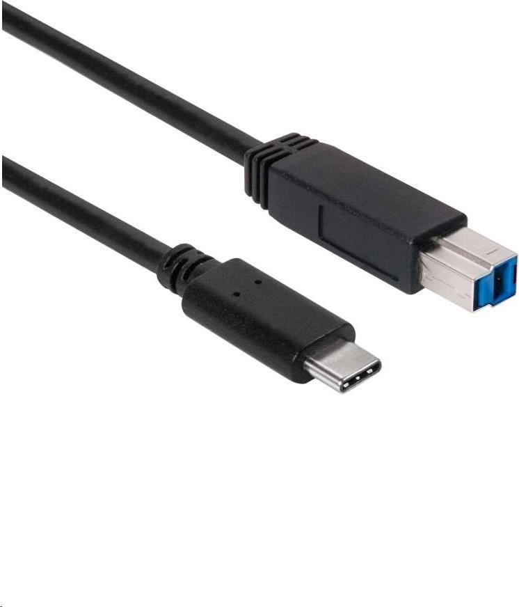 Club 3D Kábel USB Club3D 3.1 USB Type-C Gen2 na USB Type-B (M/M), 1 m