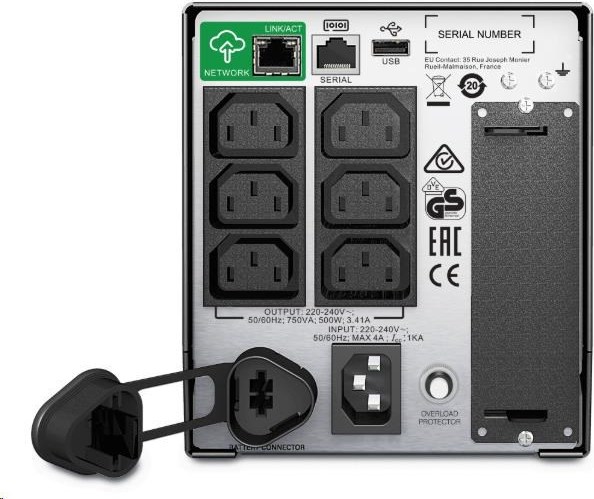 APC Smart-UPS 750VA LCD 230V so SmartConnect (500W)