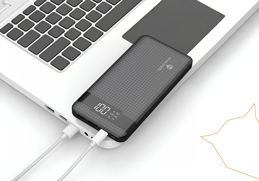 Viking powerbanka PN-961PD, QC3.0, 10000 mAh, černá