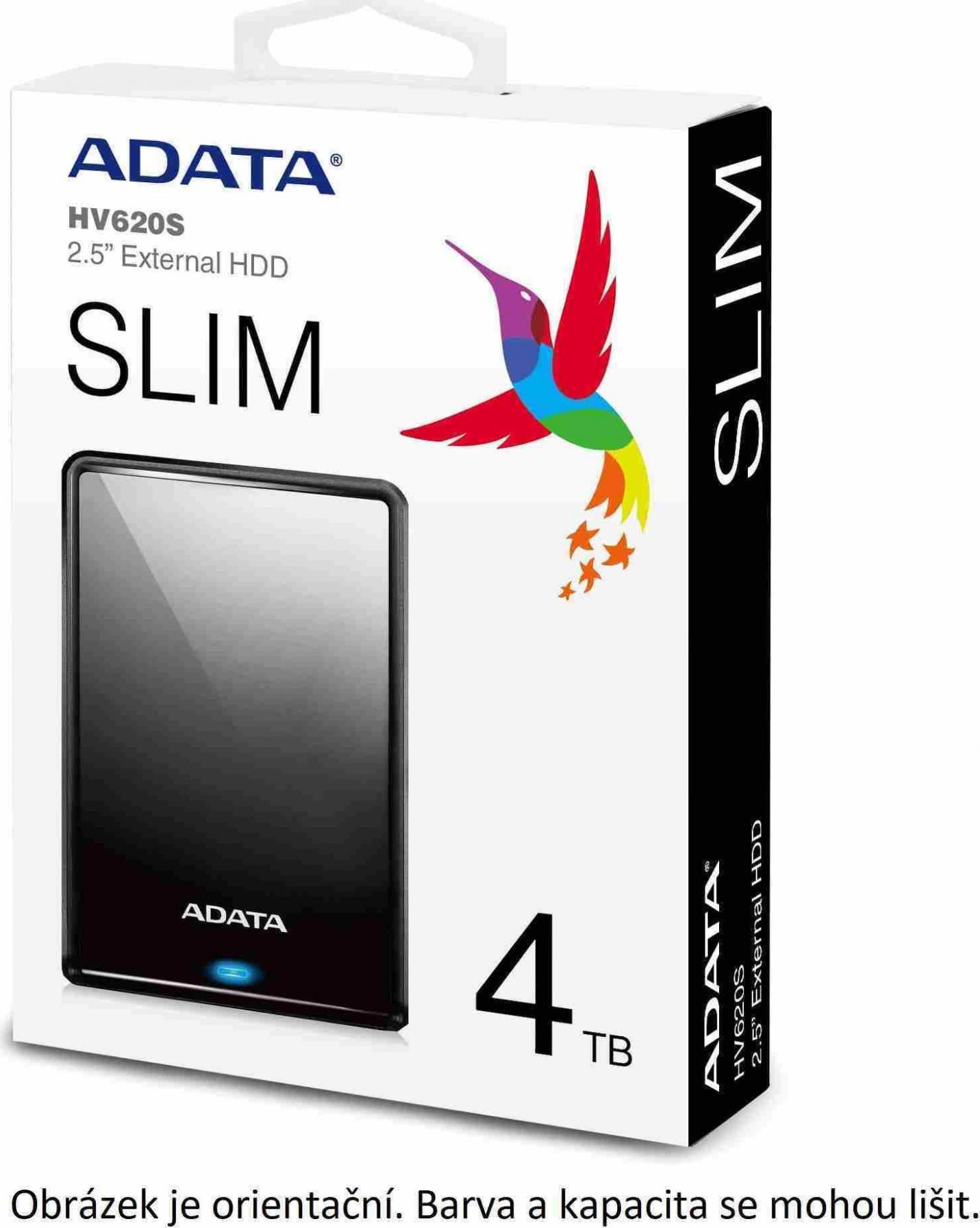 A-Data Externý pevný disk ADATA 2TB 2,5" USB 3.0 DashDrive HV620S, čierna