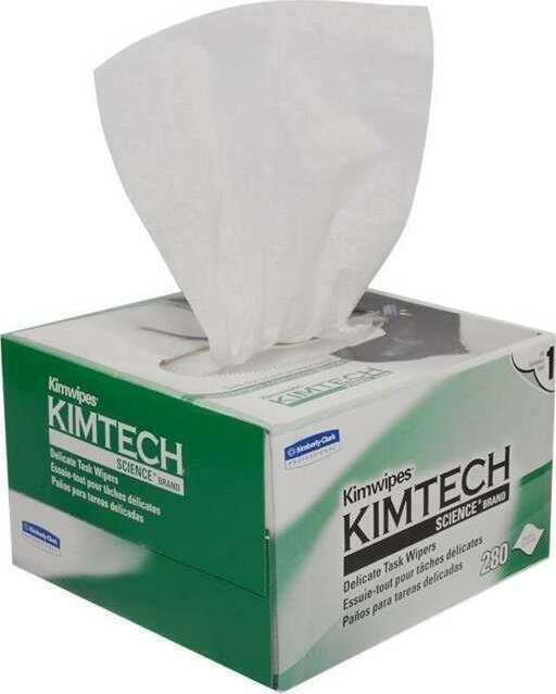 OEM Bezprašné ubrousky KIMWIPES GREEN pro čištění optických vláken
