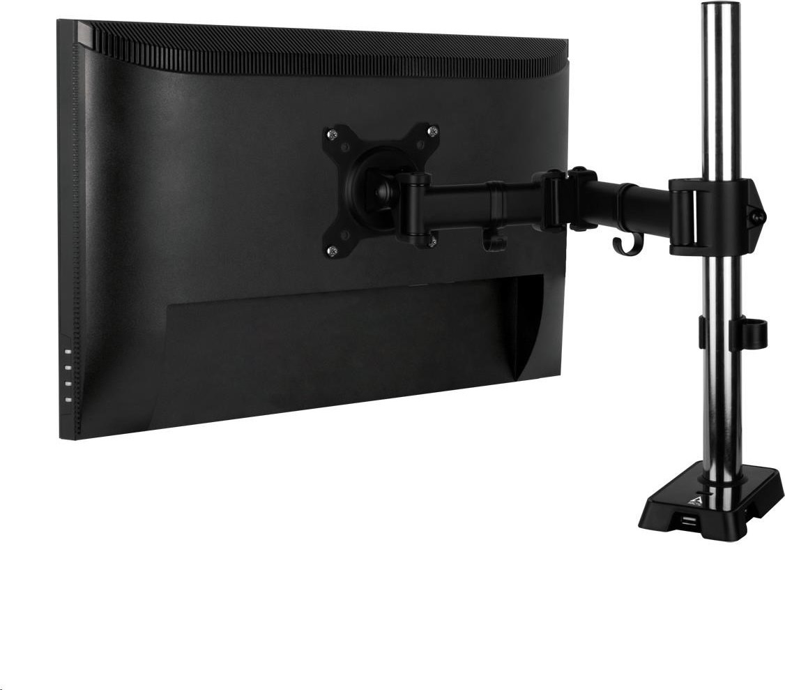 Arctic Cooling Držiak stola ARCTIC Z1 (Gen.3) pre 1x LCD do 43", nosnosť 15 kg, USB HUB, čierny