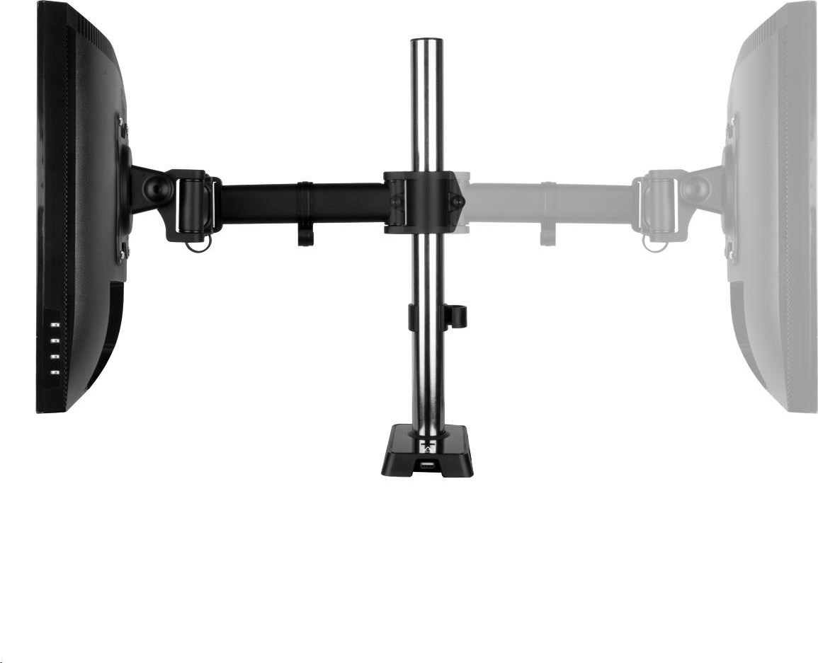 Arctic Cooling Držiak stola ARCTIC Z1 (Gen.3) pre 1x LCD do 43", nosnosť 15 kg, USB HUB, čierny