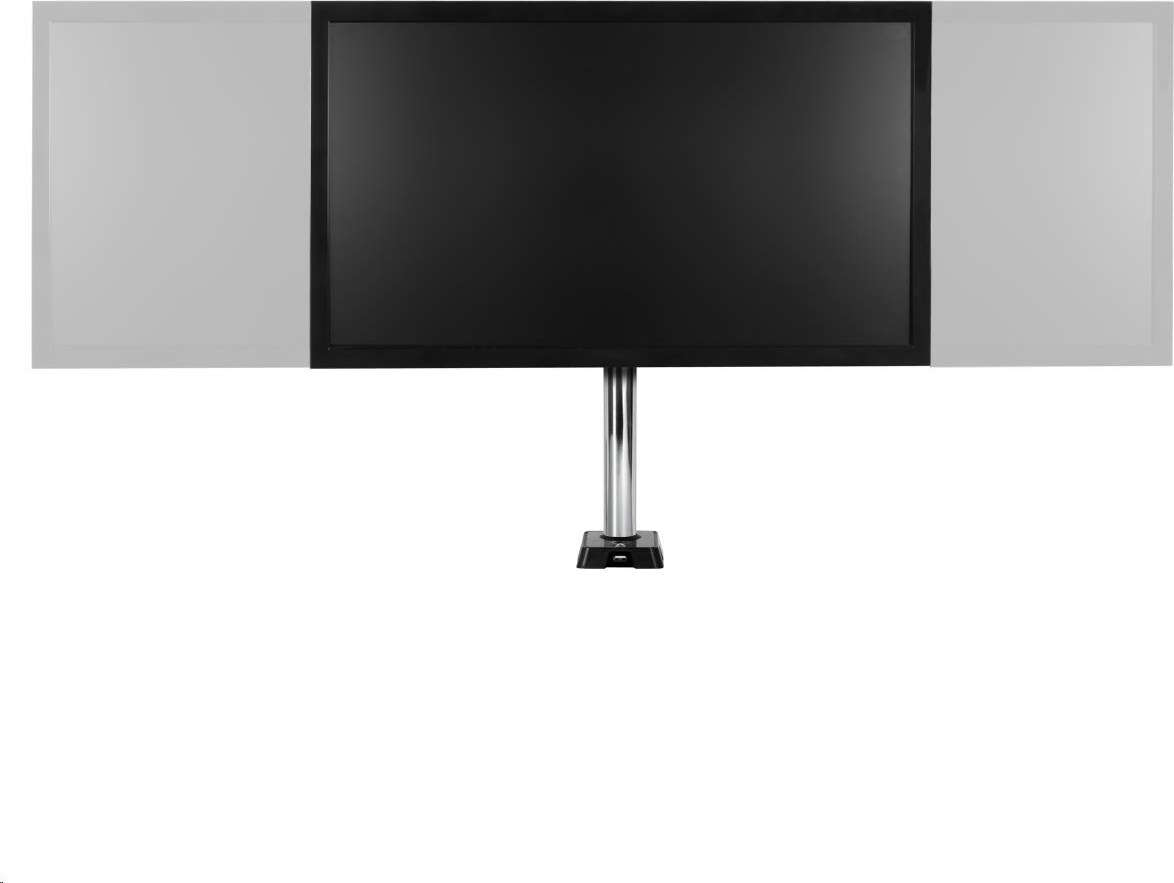 Arctic Cooling Držiak stola ARCTIC Z1 (Gen.3) pre 1x LCD do 43", nosnosť 15 kg, USB HUB, čierny