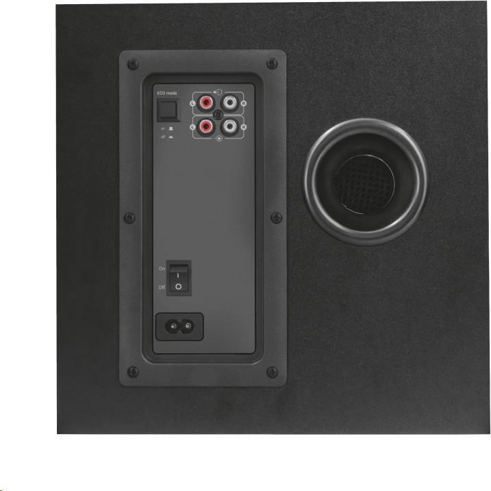 TRUST Reproduktory GXT 629 Tytan RGB Osvetlené 2.1 sada reproduktorov